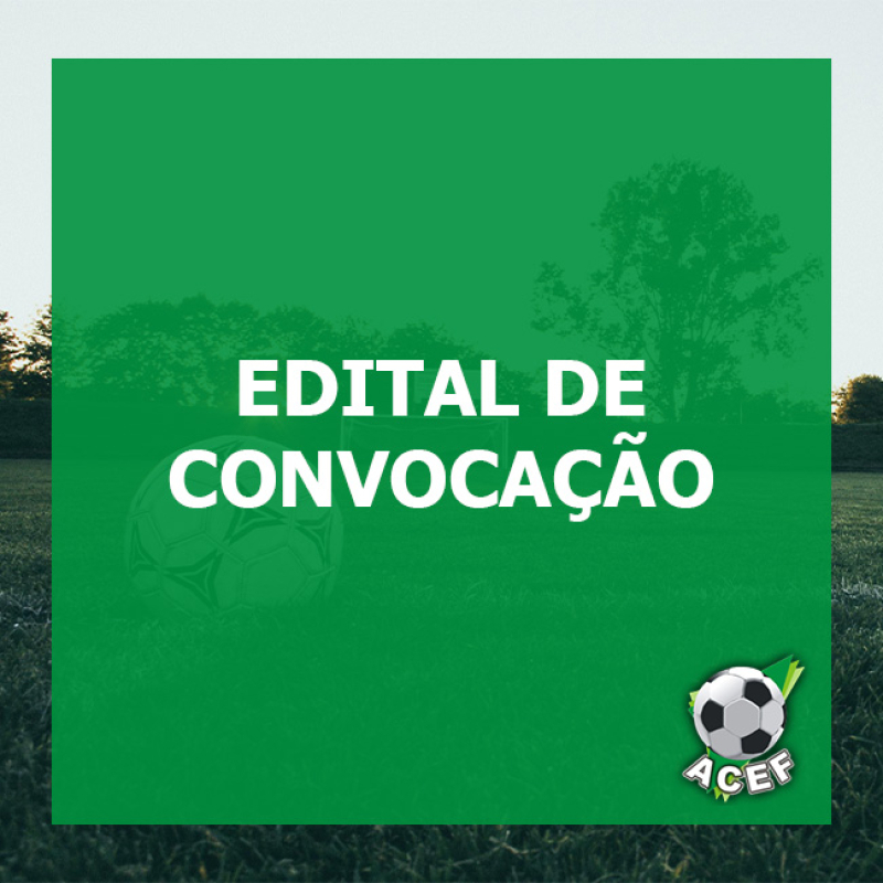 EDITAL DE CONVOCAÇÃO